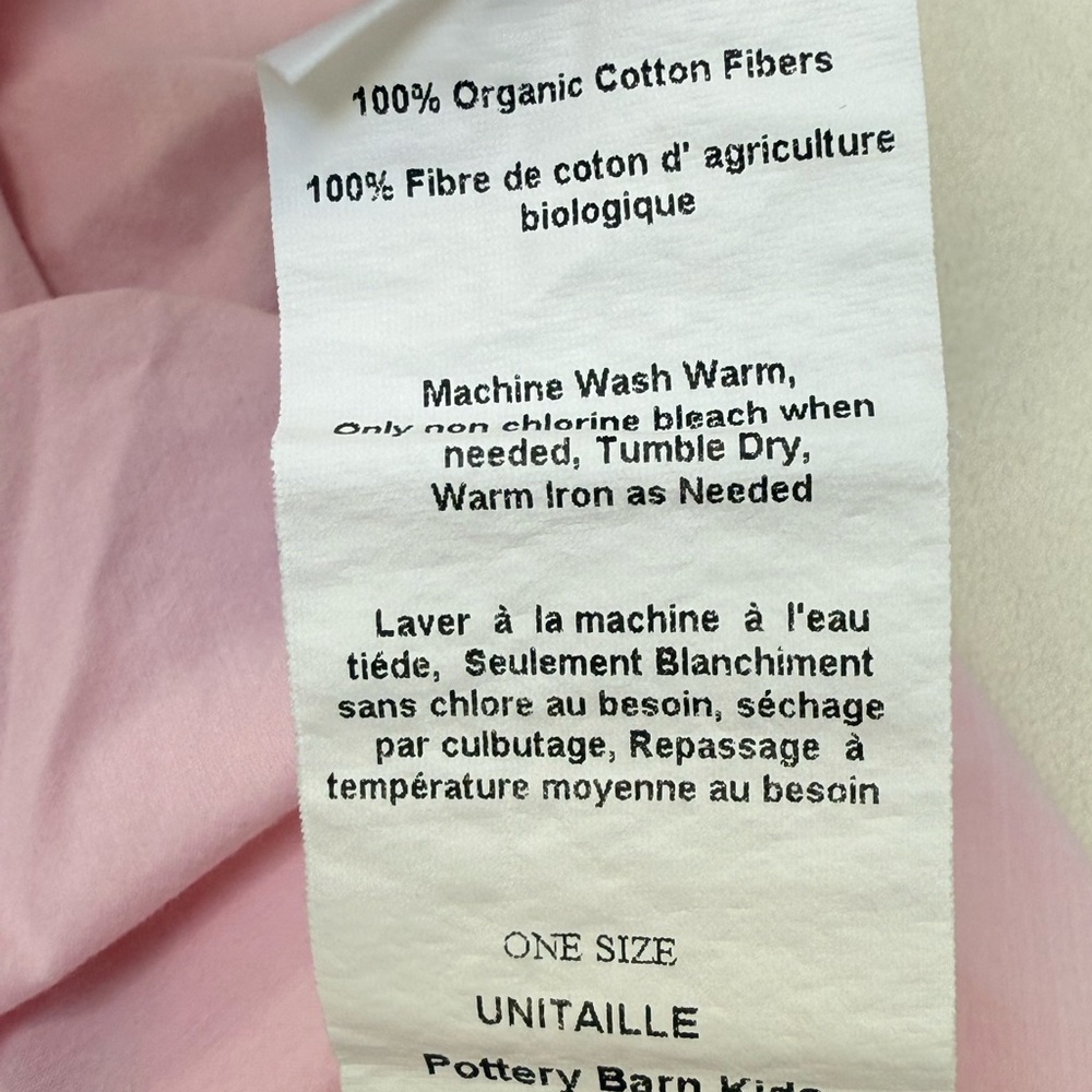 Pottery Barn Kids Solid Pink Crib Sheets - set of 2 - Picture 4 of 6